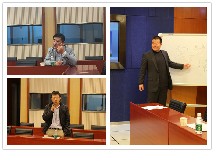 图1 实验室各研究人员汇报自己申报课题思路